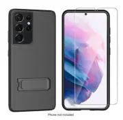 Case for Samsung Galaxy S21 ULTRA 5G Dual Layer Hybrid Case with Kickstand
