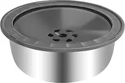 SCHITEC No Spill Dog Water Bowl, 3.5L Large Slow Drinking Pet Water Dish, Non Spilling Stainless Steel Messy Drip & Splash Proof Water Feeder Dispenser Slobber Stopper for Dogs