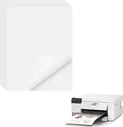 100 Sheets A4 Sticker Paper Labels, Glossy Sticker Paper Inkjet Vinyl Sticke Suitable for Laser Inkjet Printing of Product Labels, Paintings, Stickers, Photographs and All Kinds of Crafts.