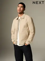 Stone Collared Harrington Jacket (E88739) | $61
