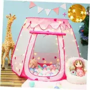 Pop Up Princess Tent with Star Light, Toys for 1 2 3 Year Old Girl Pink