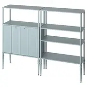SÅGMÄSTARE storage combination, 164x35x128 cm