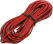 Totority Copper Core Wire 20m Length Audio Cable Speaker Cord PVC Cover Wire Cable