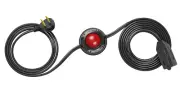 Christmas Extension Cord with Multiple Outlets, 12 FT ON/OFF Foot Switch Black