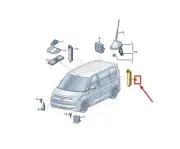 VW MULTIVAN T7 ST LEFT ANTENNA AMPLIFIER 7T0035577B NEW GENUINE