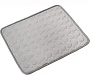 BAZEITFLOW Summer Pet Cooling Mat Gray Dog Cool Pad for Cats Dogs Heat Dissipation Ice Seat Cushion Easy to Clean for Comfortable Sleep