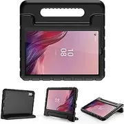 [ProCase] Kids Case for Lenovo Tab M9 9 Inch 2023, Shockproof Lightweight Kids Friendly Case with Convertible Handle Stand for Girls Boys Children Toddler Baby -Black