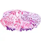 Reusable Shower Cap Decorative Shower Cap Women Satin Shower Cap Elastic Shower