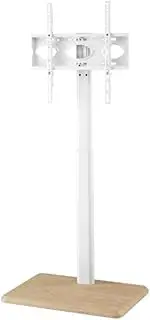 Artiss Universal TV Floor Stand with Mount for 24-55 Inch LCD LED OLED TVs, Swivel & Height Adjustable, White