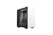 Deepcool MACUBE 110 White Minimalistic Micro-ATX Case, Magnetic Tempered Glass Panel, Removable Drive Cage, Adjustable GPU Holder, 1xPreinstalled Fan