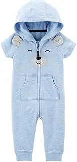 [Carter's] Baby Boys' Bear Hooded Jumpsuit