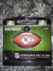 FIDO engravable pet id tag - Kansas City Chiefs