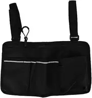 Armrest Pouch, Alvinlite Wheelchair Side Pocket Removable Walker Side Storage Bag for Most Wheelchairs Walkers Rollators AlvinliteHome