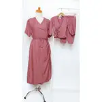 BAGEA 護理服 AVERIE WRAP DRESS 母乳喂養母親友好打開左右