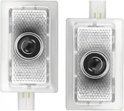 YYXSYY 2Pcs Door Lights Logo, Welcome Puddle Courtesy Step Lights Compatible with Challenger Accessories Never Fade Ghost Shadow Projector(Red R/T)