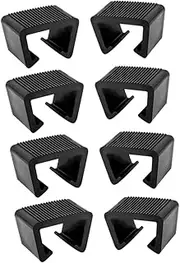 Toddmomy 8Pcs Rattan Chair Fasteners Clips Outdoor Wicker Furniture Connectors for Patio Sofa Stability Lightweight Design for Easy Use Prevents Movement of Sectional Furniture