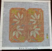 Hand Painted canvas Chinese Chintz Eyeglass case