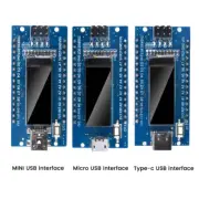 Nano V3.0 ATmega328P CH340C Board + 0.91'' OLED Display SSD1306 IIC For Arduino