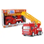 兒童消防車玩具比例 1: 50 的消防車模型