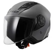 OF616 Airflow II Solid Nardo Grey Jet Helmet