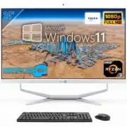 PC All IN One 24 " FHD Touchscreen Win11 AMD Ryzen 3 16gb 960gb Fixed Webcam 2k_