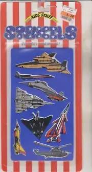 1991 Kids Stuff Drawing Stencil Set Aircraft (Rare)