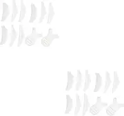 ASAKKURA 2 Sets False Eyelash Aid Silicone Pad Makeup Sets Spoolies Complete Lash Grafting Tool Kit