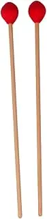 INOOMP 2pcs Xylophone Hammers Durable Marimba Mallets for Percussion Instruments Comfortable Grip for Music Enthusiasts Beginners Material Great Tone Quality