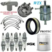 Tune Up Kit Filters Cap Wire Plugs For DODGE DIPLOMAT L6 3.7L;10'' O.D 1980-1983