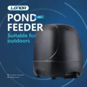 Automatic Outdoor Fish Feeder Intelligent 10L Feeding Dispenser Fast Shipping