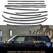 Window Weatherstrip Moulding Trim For MINI Cooper F54 4 Door Chrome Black (for: Mini)