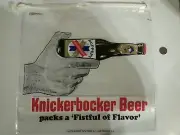 Vintage Knickerbocker beer advertising draw string bag lot of 4 bags