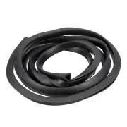 5/8"x 9/16"x 8.2ft Rubber U Channel Edge Trim Flat Fits 11.5-12mm Edge, Black