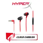 【TN STAR】HYPERX CLOUD EARBUDS 入耳式耳機 沉浸式音效/舒適配戴/線控麥克風/多功能按鍵