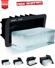 ® Extra Large Ice Block Mold - Shape 2.5 Lbs Ice Bricks - Professional Silicone