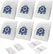 6X Vacuum Cleaner Bag Compatible with Miele 9922750 9917730 10408410 10455000 10123210 S2 S5 S8 S5210 S5211 S8310 Classic C1 Complete C2 Complete C3 HyClean 3D GN Efficiency Dustbags