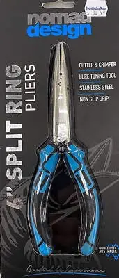 NOMAD STAINLESS SPLIT RING PLIERS 6"