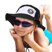 Children Waterproof Quick-Drying UPF 50+ Sun Hat,Toddler Kids Summer 2-4T Black