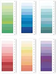 Tvoip 900 Pieces Colored Page Markers,6 Sets Sticky Tabs,Neon Sticky Notes Flags,Waterproof Writable Translucent Page Flags for Books,Bookmarks,Notebook,Removes Cleanly