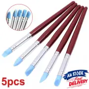 5pcs Silicone Polymer Fimo Clay Modelling Tools AC1141 Rubber Sculpting Carving