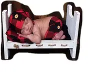 [Xamic] KAIXIN Newborn Baby Photography Suit, with a Pant hat and Pillow, Baby Photo Prop/Outfits Red, Medium