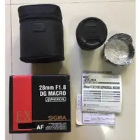 在飛比找蝦皮購物優惠-出清商品 全新商品 SIGMA 28mm F1.8 EX D