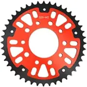 Yurefax 525 44T 110mm Motorcycle Rear Sprocket Gear Staring Wheels CB400 CBR400 CBR400F CBR400R Aero VLX400 Shadow CBR VLX 400 Motorcycle Rear Sprocket(Red)