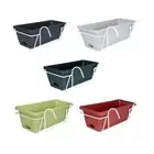 Outdoor Wall Planter Hanging Drainage Decorative 20'' Window Box Planter Railing