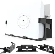 KINEEPLE 2in1 Wall mounting Kit for Starlink Gen3 Router Mount and Starlink Power Supply Mount Bracket Holder,Stability Protection for StarLink Gen 3 Router Wall Mount and Power Supply(Black)