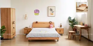 [糖果家具]實木床 北歐簡約現代家具 雙人床 5尺床架  無印風日式床組 另有售床頭櫃