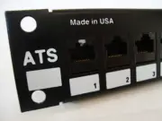 Cat 6, 12 Port with RJ45 In Line Coupler Unshielded Patch Panel