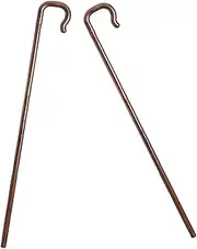 Healeved 2Pcs Halloween Pharaoh Crutch Props Cosplay Cane Accessories for Costume Parties for Witch Cosplay Theatrical Performances Enhance Your Halloween Decorations