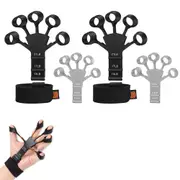 2 Sets Finger Grip Strength Trainer Hand Grip Strengthener for Hand Relieve Pain for Arthritis Carpal Tunnel -Style 2