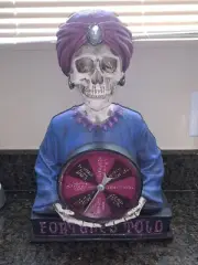 16" Skeleton Fortune Teller Halloween Prop Centerpiece Decor